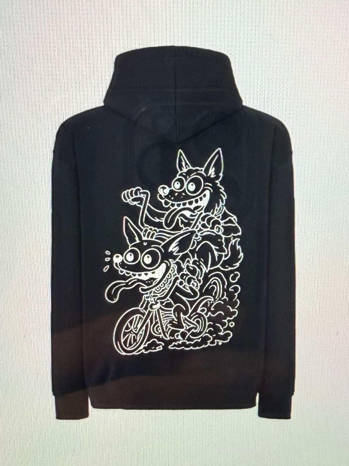 Sudadera "FASILITO TOUR" Negra - Imagen 2